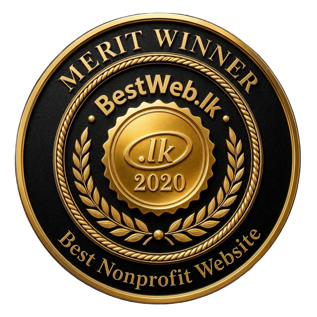 BestWeb.lk Merit Winner 2020 - Best Nonprofit Website Award